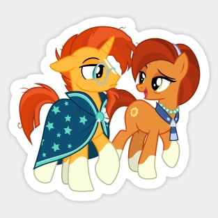 Stellar Flare and Sunburst 1 Sticker